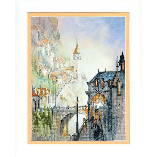 Charivna Mit Castle Partial Embroidery Kit